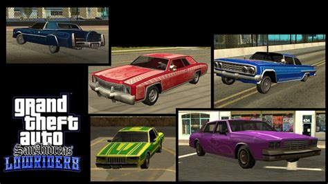 All GTA San Andreas Lowrider Cars: Where To Find .